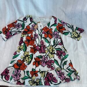 nwt new roller rabbit morales donni floral dress size girls 6